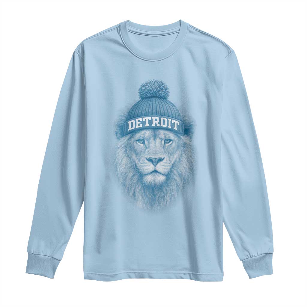 LF Football Long Sleeve Shirt Retro Sport Fan TS10 Light Blue Print Your Wear