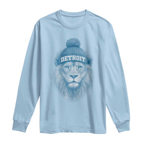 LF Football Long Sleeve Shirt Retro Sport Fan TS10 Light Blue Print Your Wear