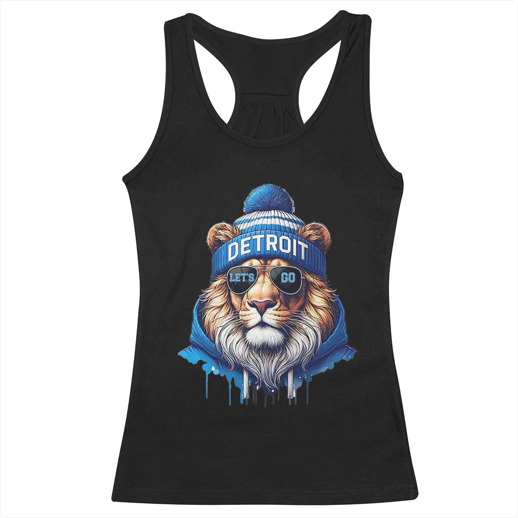 LF Game Day Racerback Tank Top Wearing Glasses Sunday Football Fan Apparel TS10 Black Print Your Wear