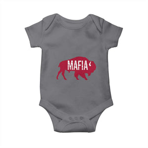 Let's Go BF Baby Onesie Funny Mafia WNY Pride Red BFB Sports Fan TS10 Charcoal Print Your Wear