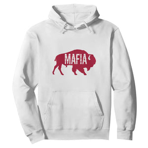 Let's Go Buffalo Hoodie Funny Mafia WNY Pride Red Buffalo TS10 White Print Your Wear