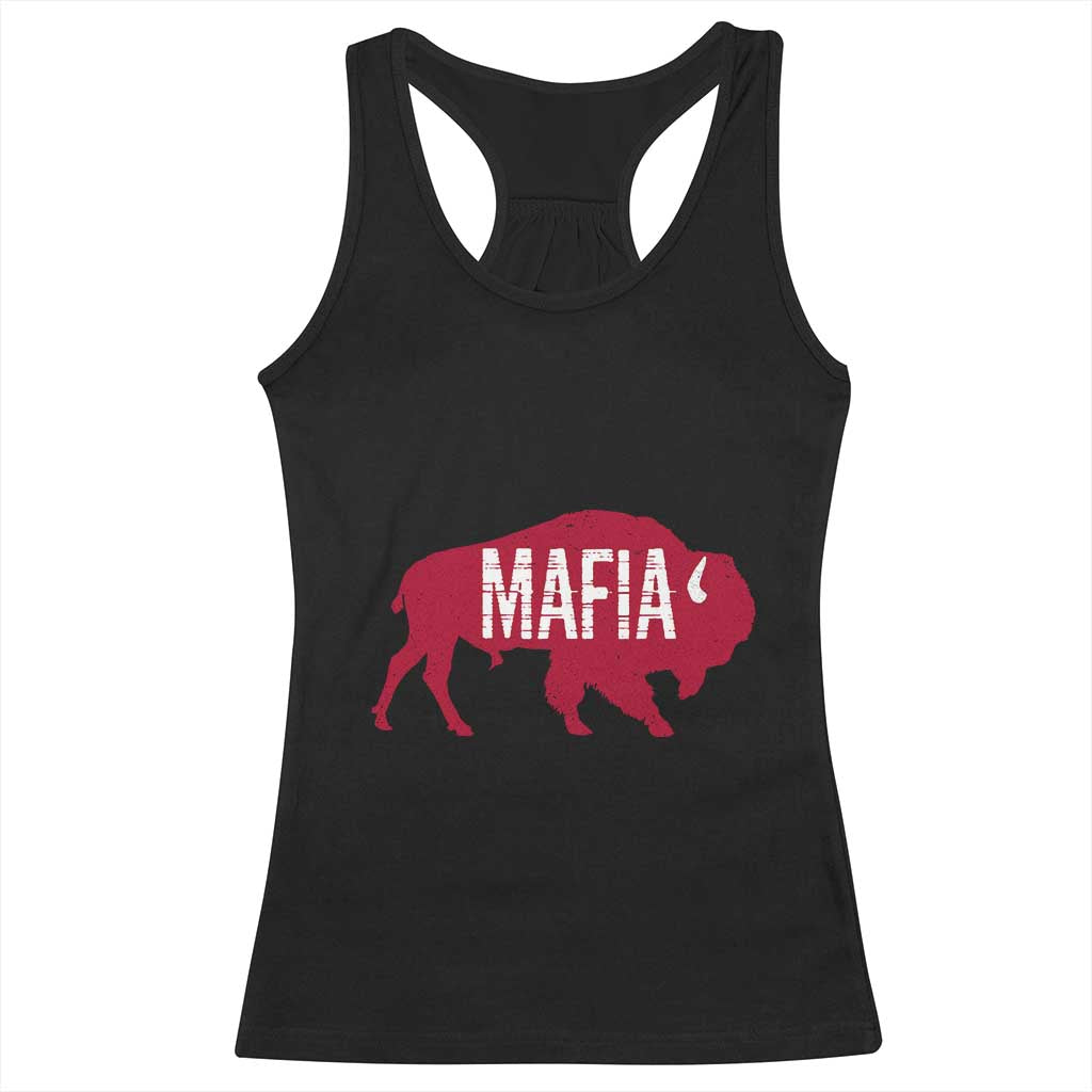 Let's Go BF Racerback Tank Top Funny Mafia WNY Pride Red BFB Sports Fan TS10 Black Print Your Wear
