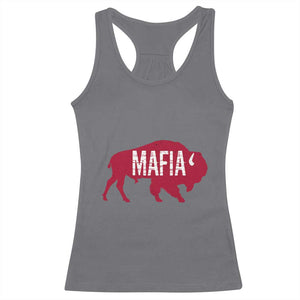 Let's Go BF Racerback Tank Top Funny Mafia WNY Pride Red BFB Sports Fan TS10 Charcoal Print Your Wear