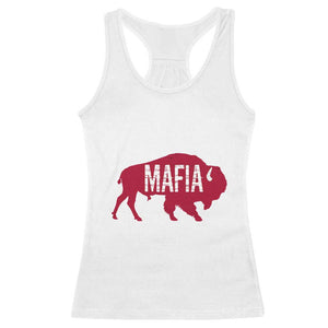 Let's Go BF Racerback Tank Top Funny Mafia WNY Pride Red BFB Sports Fan TS10 White Print Your Wear