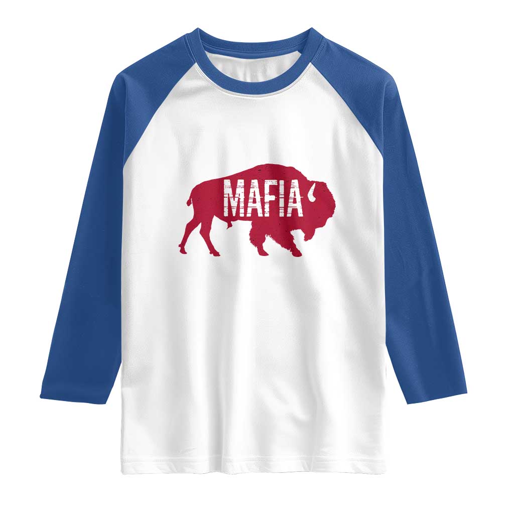 Let's Go BF Raglan Shirt Funny Mafia WNY Pride Red BFB Sports Fan TS10 White Royal Print Your Wear