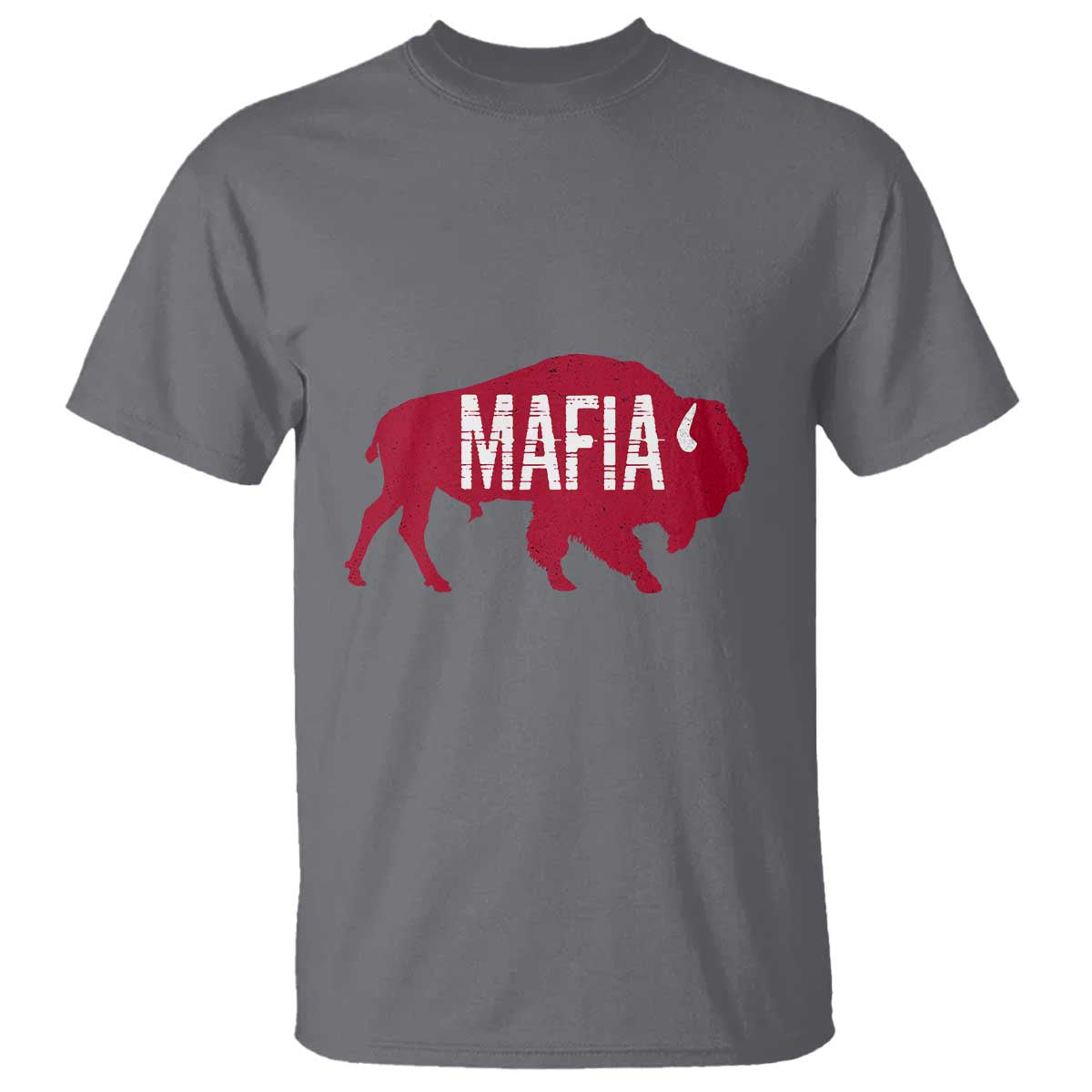 Let's Go BF T Shirt Funny Mafia WNY Pride Red BFB Sports Fan TS10 Charcoal Print Your Wear