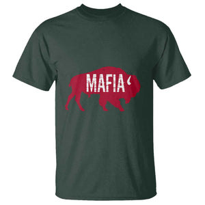 Let's Go BF T Shirt Funny Mafia WNY Pride Red BFB Sports Fan TS10 Dark Forest Green Print Your Wear