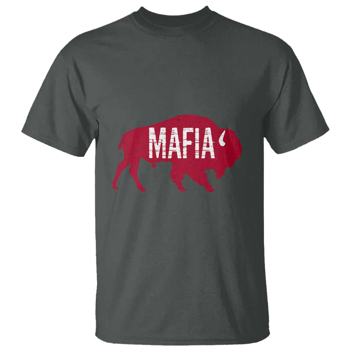 Let's Go BF T Shirt Funny Mafia WNY Pride Red BFB Sports Fan TS10 Dark Heather Print Your Wear