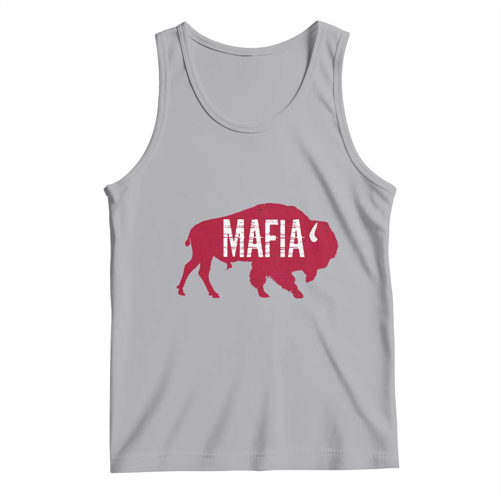 Let's Go BF Tank Top Funny Mafia WNY Pride Red BFB Sports Fan TS10 Athletic Heather Print Your Wear