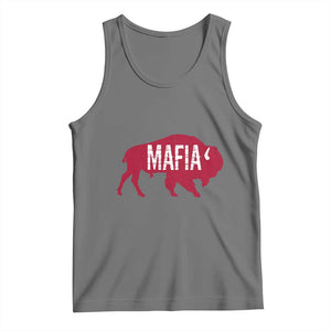 Let's Go BF Tank Top Funny Mafia WNY Pride Red BFB Sports Fan TS10 Black Heather Print Your Wear