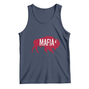 Let's Go BF Tank Top Funny Mafia WNY Pride Red BFB Sports Fan TS10 Navy Print Your Wear