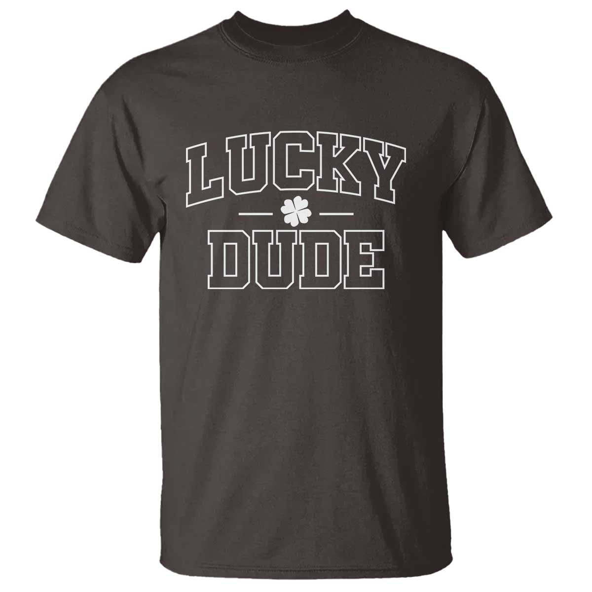 Kids St. Patrick's Day T Shirt Lucky Dude TS10 Dark Chocolate Print Your Wear