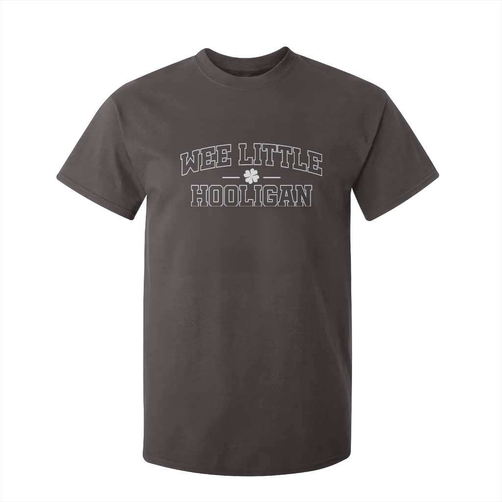 St Patricks Day Wee Little Hooligan T Shirt For Kid TS10 Dark Chocolate Print Your Wear