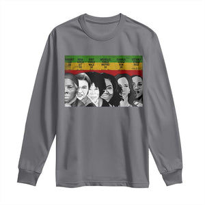 Black Pride Long Sleeve Shirt Harriet Led Rosa Could Sit Ruby Could Walk Michelle Could Inspire Kamala Could Run Ketanji Could Rule TS10 Charcoal Print Your Wear