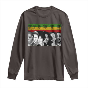 Black Pride Long Sleeve Shirt Harriet Led Rosa Could Sit Ruby Could Walk Michelle Could Inspire Kamala Could Run Ketanji Could Rule TS10 Dark Chocolate Print Your Wear