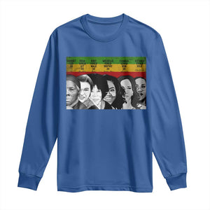 Black Pride Long Sleeve Shirt Harriet Led Rosa Could Sit Ruby Could Walk Michelle Could Inspire Kamala Could Run Ketanji Could Rule TS10 Royal Blue Print Your Wear