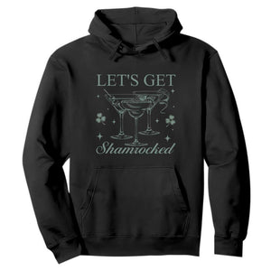 Lets Get Shamrocked St Patricks Day Hoodie TS10 Black Print Your Wear