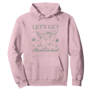 Lets Get Shamrocked St Patricks Day Hoodie TS10 Light Pink Print Your Wear