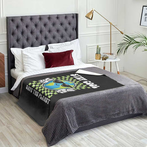 Groovy Earth Day Save The Planet Throw Blanket TS10 Print Your Wear