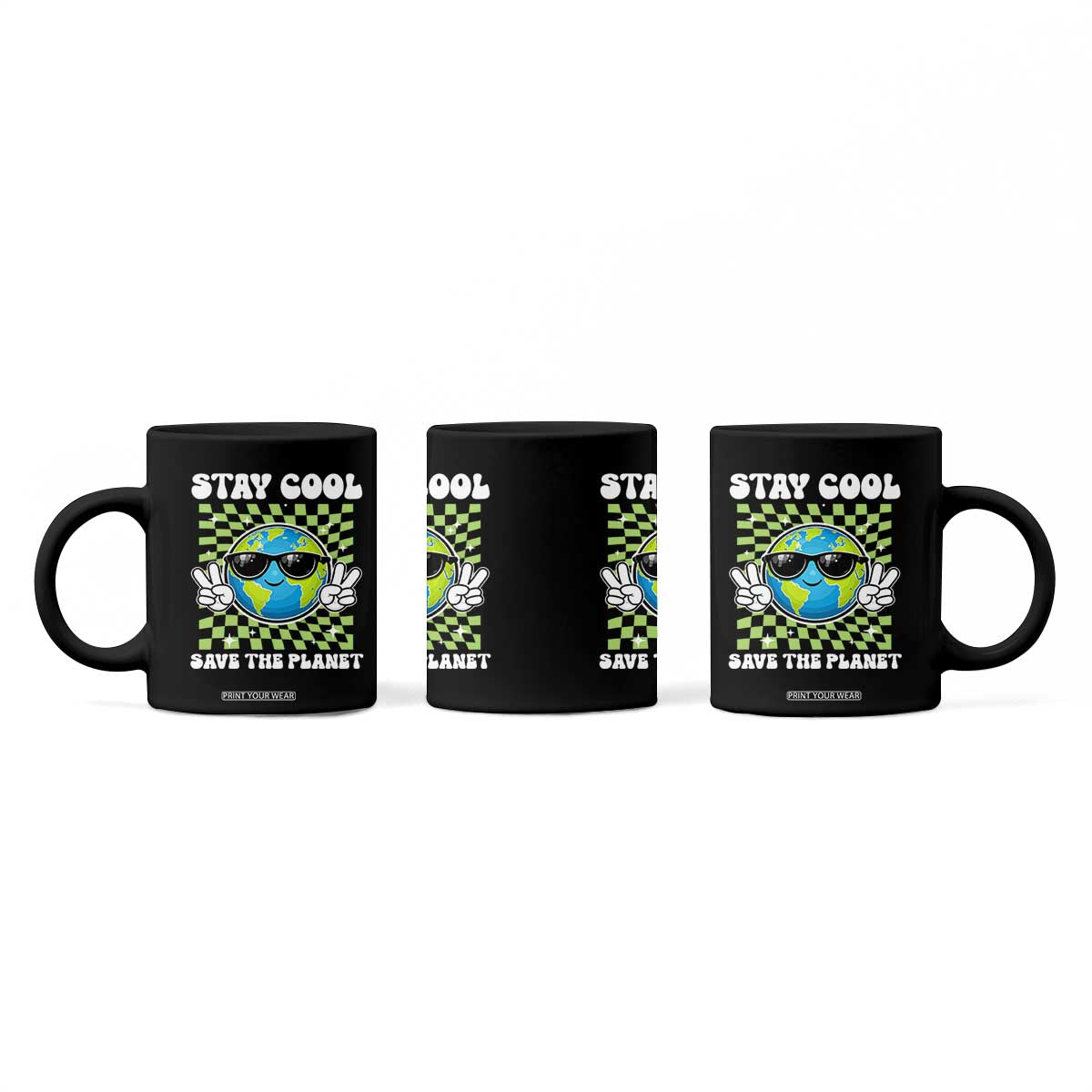 Groovy Earth Day Save The Planet Coffee Mug TS10 Print Your Wear