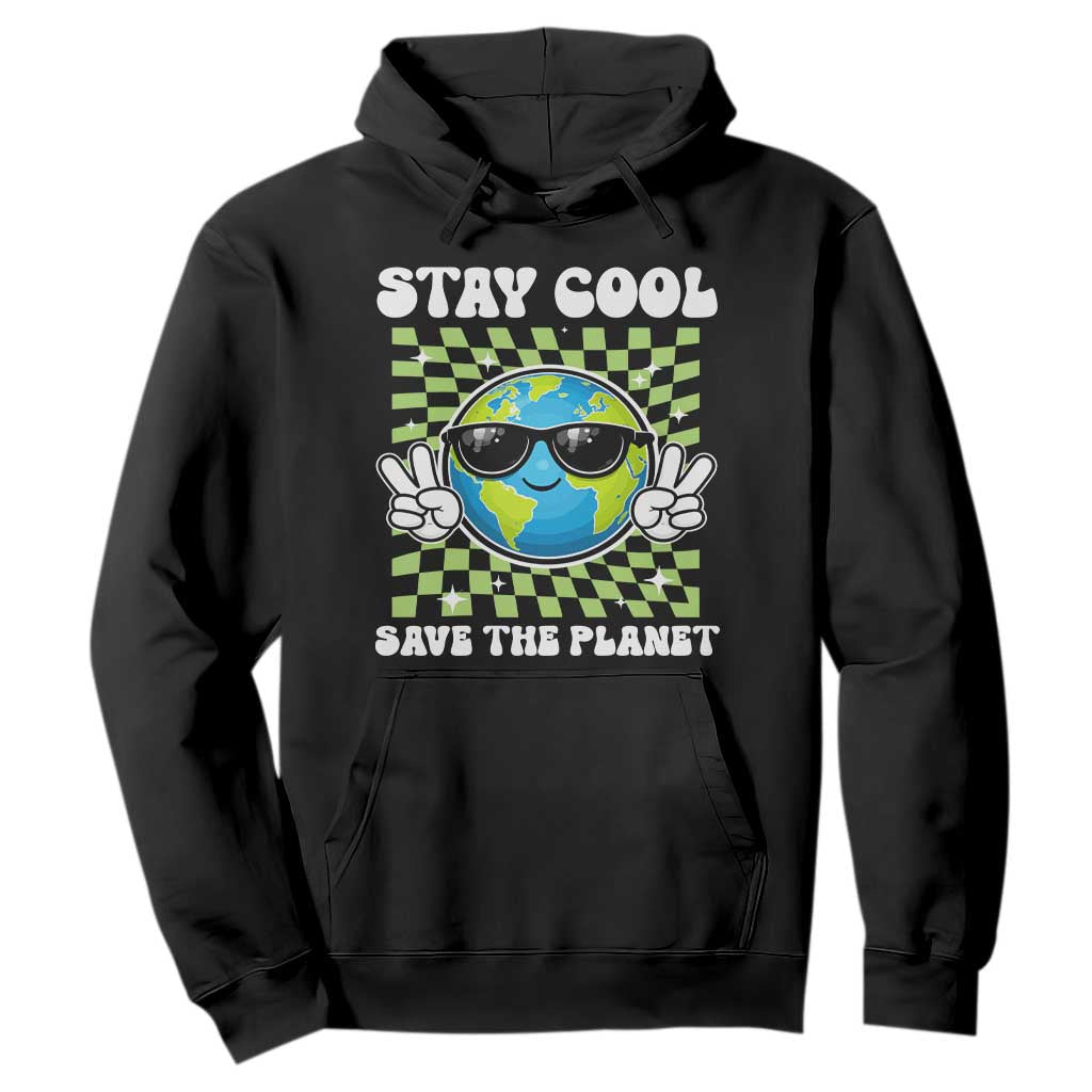 Groovy Earth Day Save The Planet Hoodie TS10 Black Print Your Wear