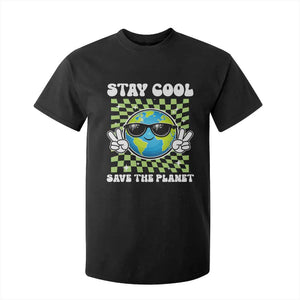 Groovy Earth Day Save The Planet T Shirt For Kid TS10 Black Print Your Wear