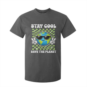 Groovy Earth Day Save The Planet T Shirt For Kid TS10 Dark Heather Print Your Wear