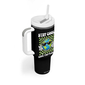 Groovy Earth Day Save The Planet Tumbler With Handle TS10 Print Your Wear