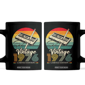 Vintage 1976 Coffee Mug 50th Birthday Turning 50 Year Old Gifts TS10 Black Print Your Wear