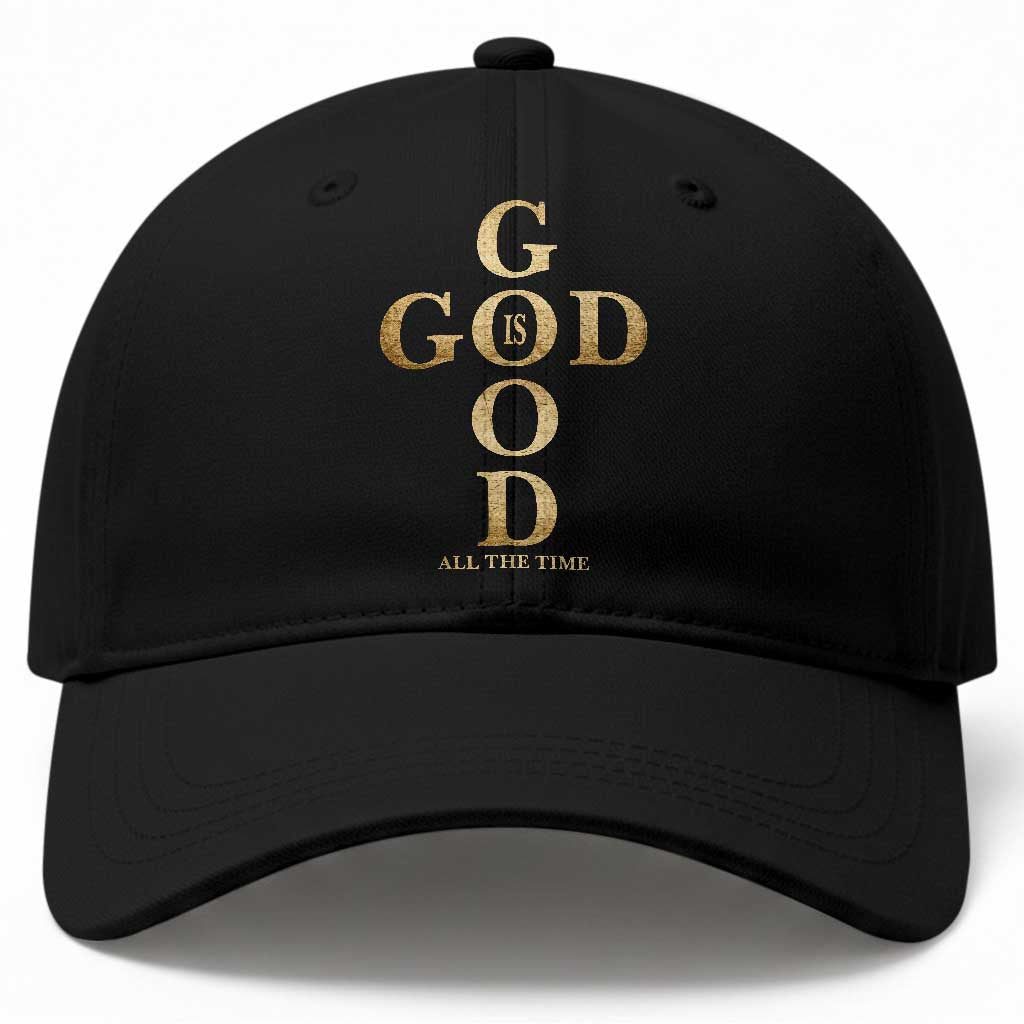 Christian Jesus Lovers Baseball Cap God Is Good All The Time Cross TS10 Print Your Wear