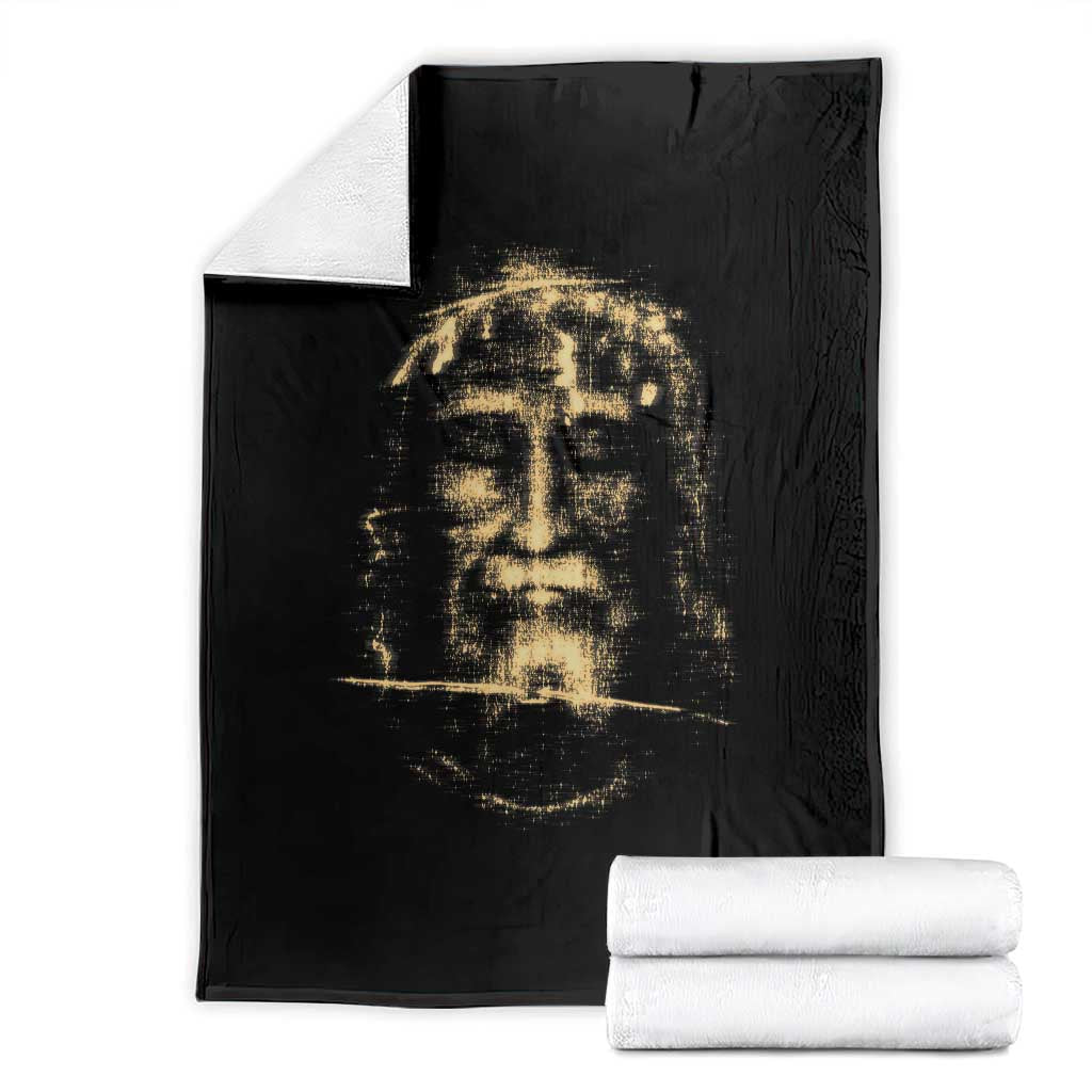 Shroud Of Turin Jesus Throw Blanket Jesus Christ Face Religious Catholic Christian Faith TS10 Black Print Your Wear