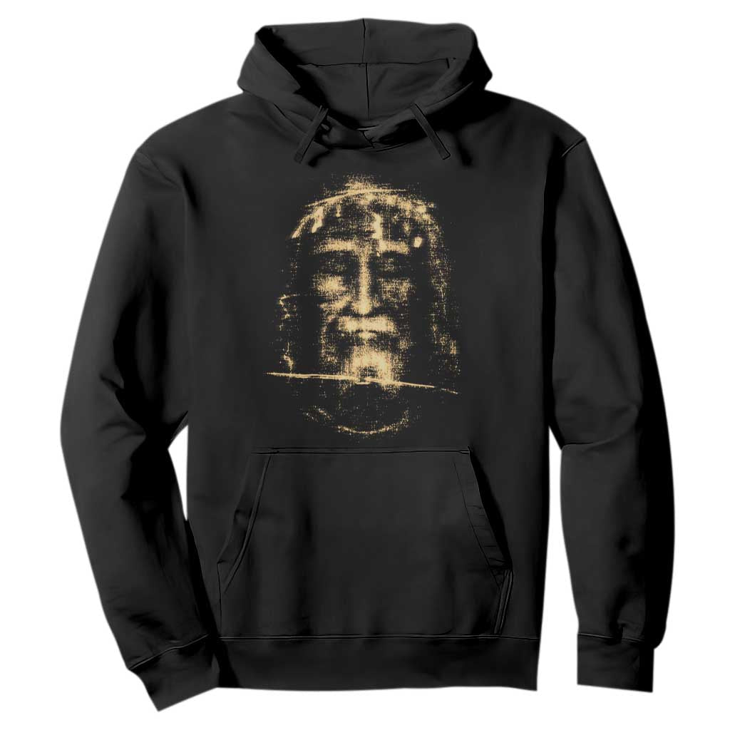 Shroud Of Turin Jesus Hoodie Jesus Christ Face Religious Catholic Christian Faith TS10 Black Print Your Wear