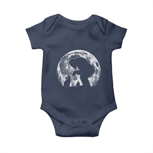 Fun Hand Boop Nose Bigfoot Cat Baby Onesie Sasquatch Full Moon TS10 Navy Print Your Wear