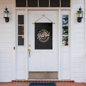 Retired 2026 Garden Flag Funny Retirement US Flag Retired Not My Problems Anymore TS10 Print Your Wear