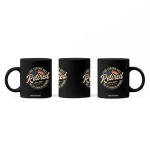 Retired 2026 Coffee Mug Funny Retirement US Flag Retired Not My Problems Anymore TS10 Print Your Wear