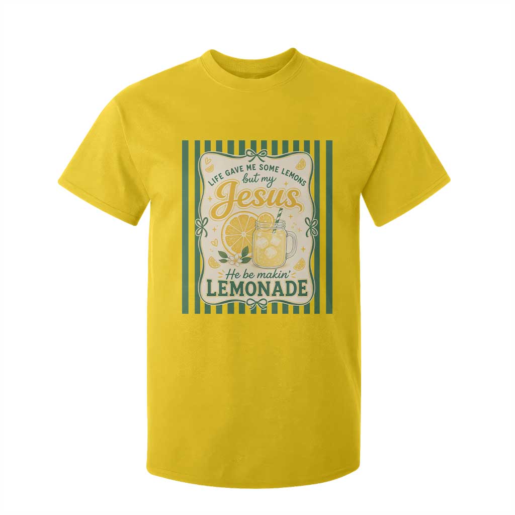 Jesus Lemonade T Shirt For Kid Funny Christian Life Gave Me Lemons But My Jesus Makes Lemonade TS10 Daisy Print Your Wear