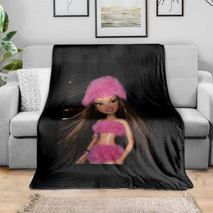 Funny Disgusting Doll Face Meme Throw Blanket Expression Hilarious Sarcastic TS10 Print Your Wear