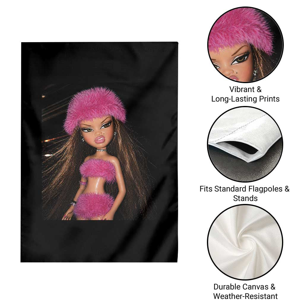 Funny Disgusting Doll Face Meme Garden Flag Expression Hilarious Sarcastic TS10 Print Your Wear