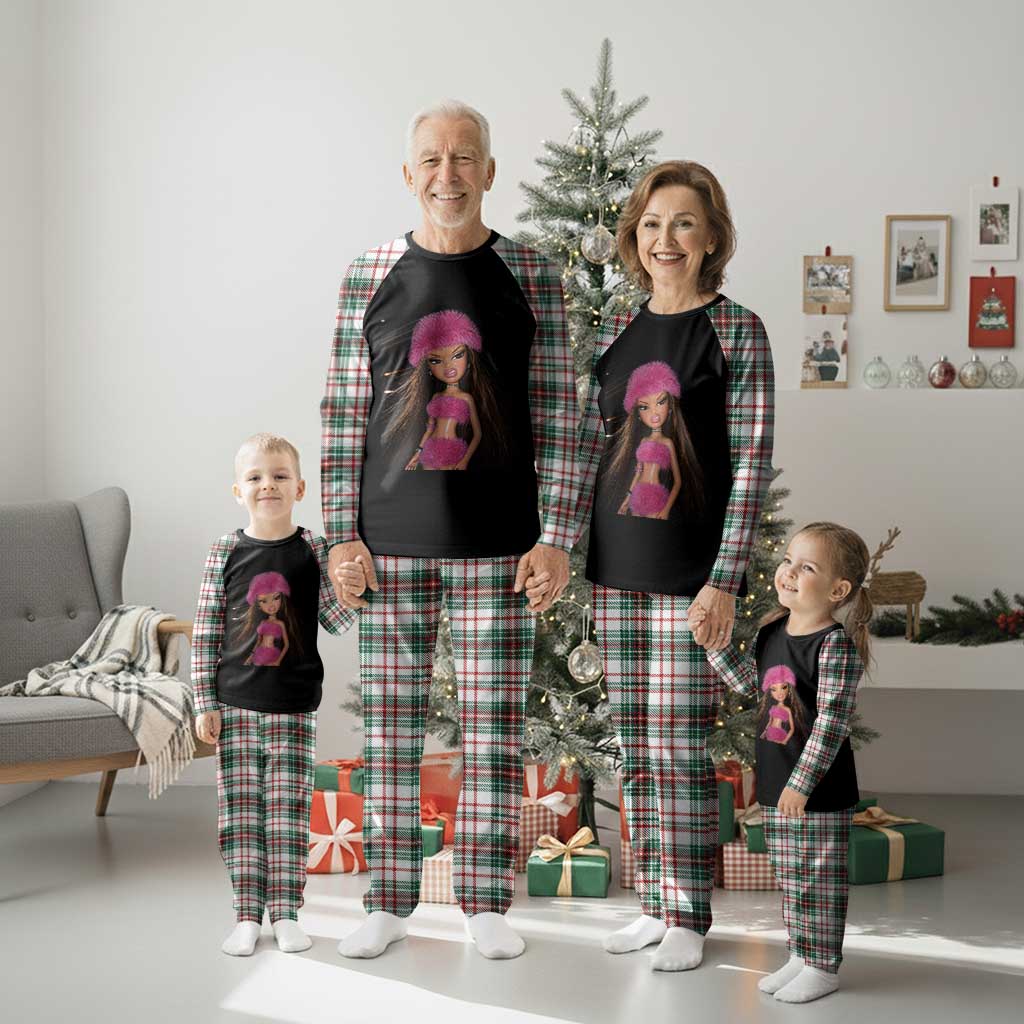 Funny Disgusting Doll Face Meme Plaid Pajama Set Expression Hilarious Sarcastic TS10 Christmas Plaid Print Your Wear