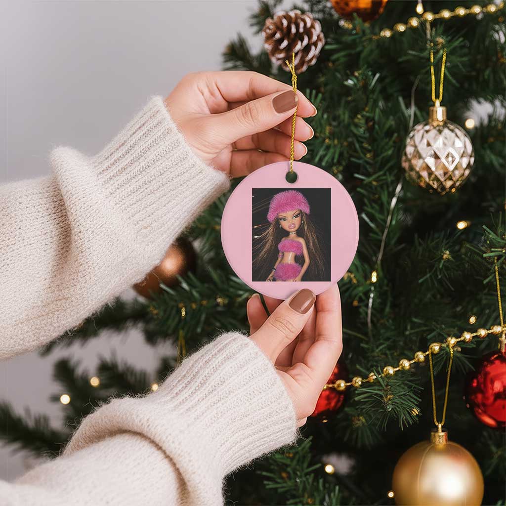 Funny Disgusting Doll Face Meme Ceramic Ornament Expression Hilarious Sarcastic TS10 1pc Light Pink Print Your Wear