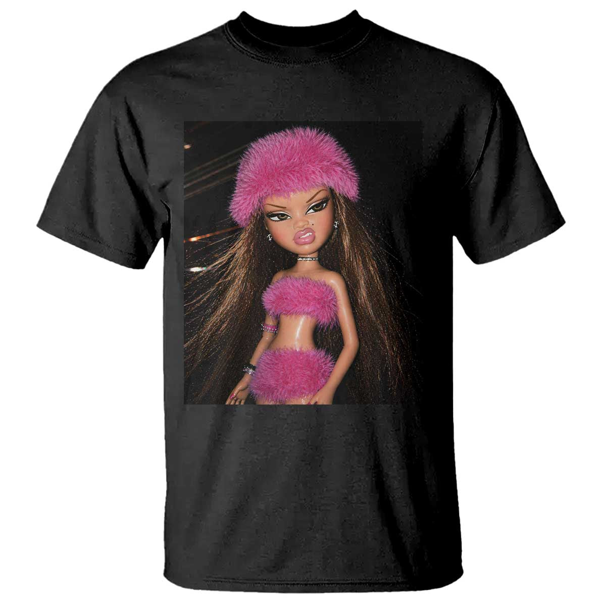 Funny Disgusting Doll Face Meme T Shirt Expression Hilarious Sarcastic TS10 Black Print Your Wear