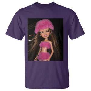 Funny Disgusting Doll Face Meme T Shirt Expression Hilarious Sarcastic TS10 Purple Print Your Wear