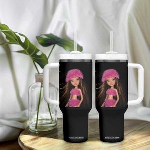 Funny Disgusting Doll Face Meme Tumbler With Handle Expression Hilarious Sarcastic TS10 Print Your Wear