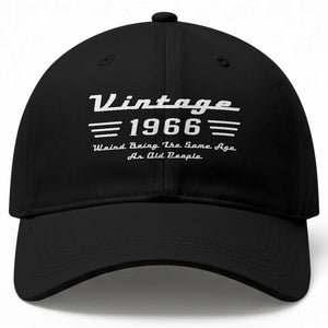 Vintage 60th Birthday Baseball Cap 60yr 1966 Weird Being The Same Age As Old People TS10 Print Your Wear