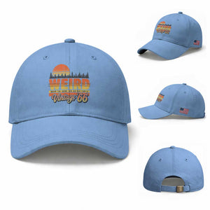 Funny 60th Birthday Baseball Cap Retro 1966 Weird Being The Same Age As Old People TS10 Baseball Cap Universal Fit Light Blue Print Your Wear