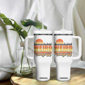 Funny 60th Birthday Tumbler With Handle Retro 1966 Weird Being The Same Age As Old People TS10 Print Your Wear
