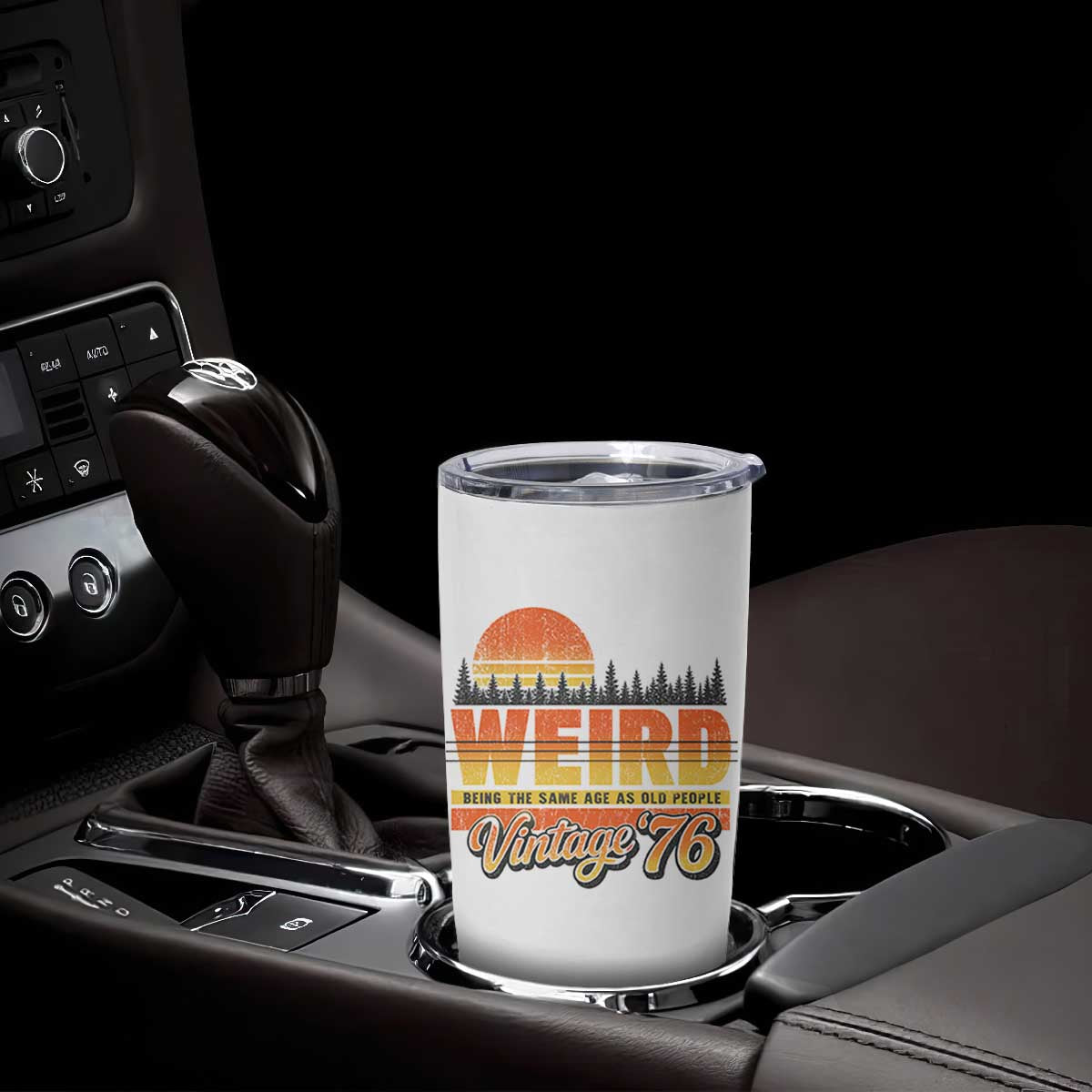 Funny 50th Birthday Tumbler Cup Retro 1976 Weird Being The Same Age As Old People TS10 Print Your Wear