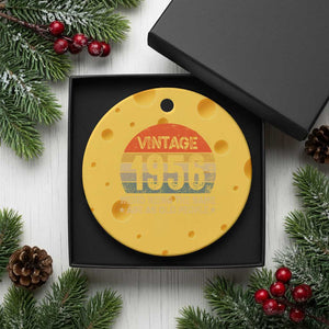 70th Birthday Ceramic Ornament Retro 1956 Weird Being The Same Age As Old People TS10 1pc Yellow Cheese Print Your Wear