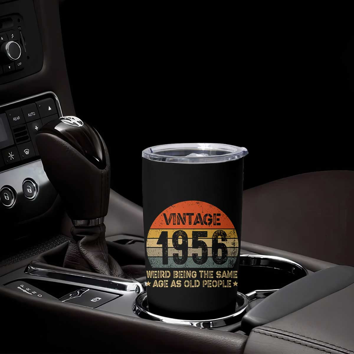 70th Birthday Tumbler Cup Retro 1956 Weird Being The Same Age As Old People TS10 Print Your Wear