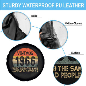 60th Birthday Spare Tire Cover Retro 1966 Weird Being The Same Age As Old People TS10 Print Your Wear